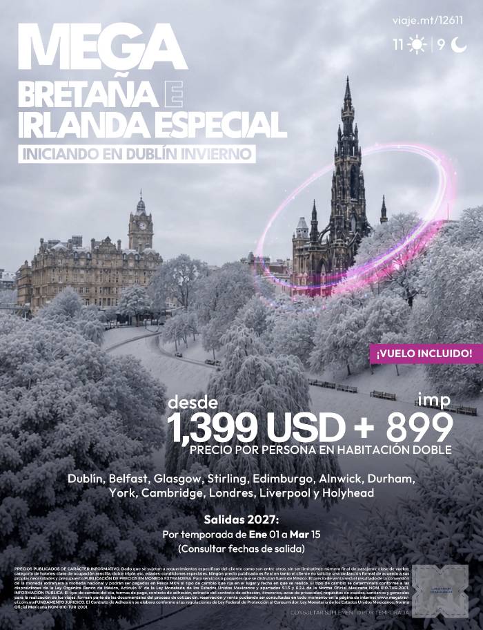 Mega Bretaña e Irlanda Especial