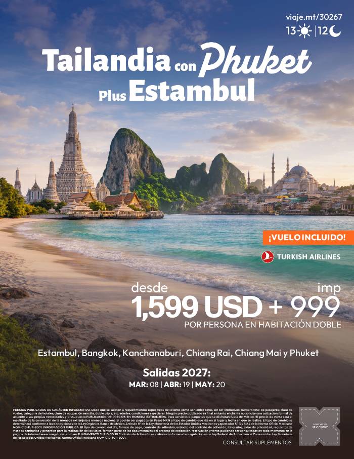 Tailandia con Phuket Plus Estambul